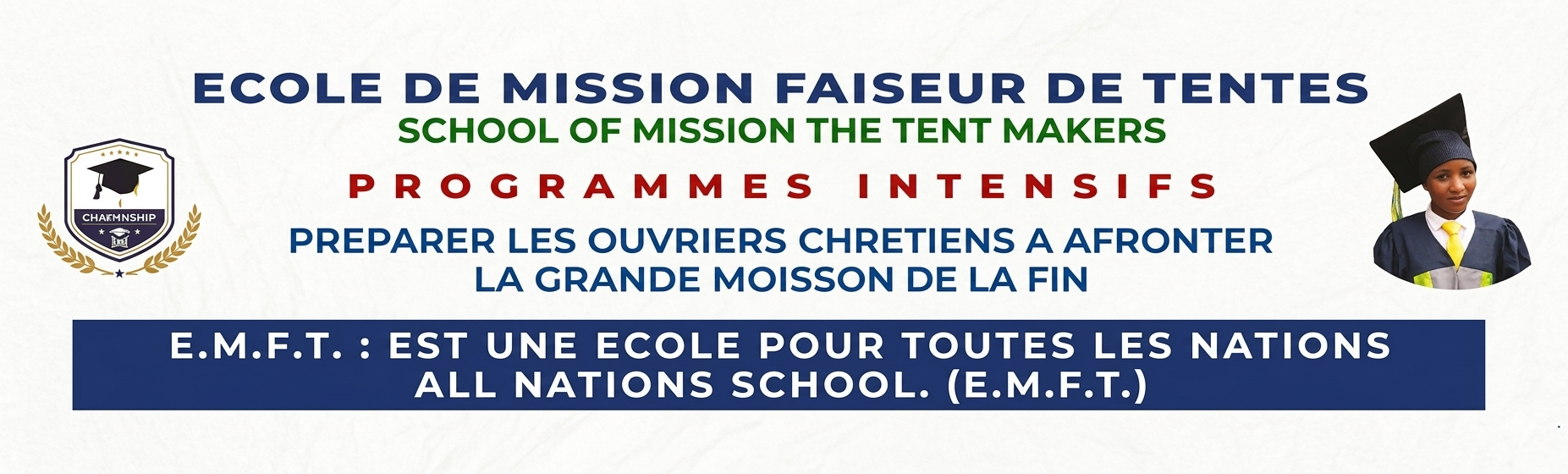 Ecole de Mission - Bannière