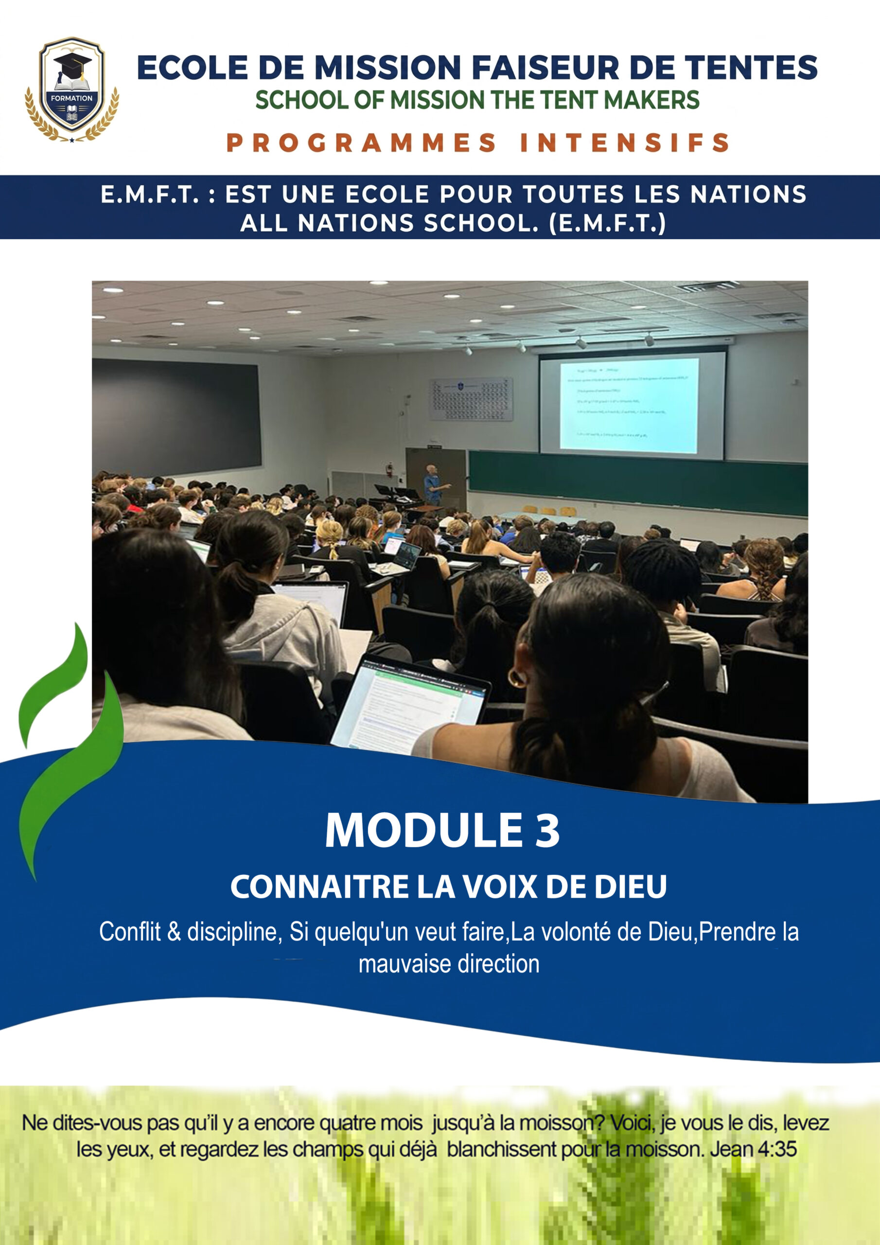 CONNAITRE LA VOIX DE DIEU (Module 3)