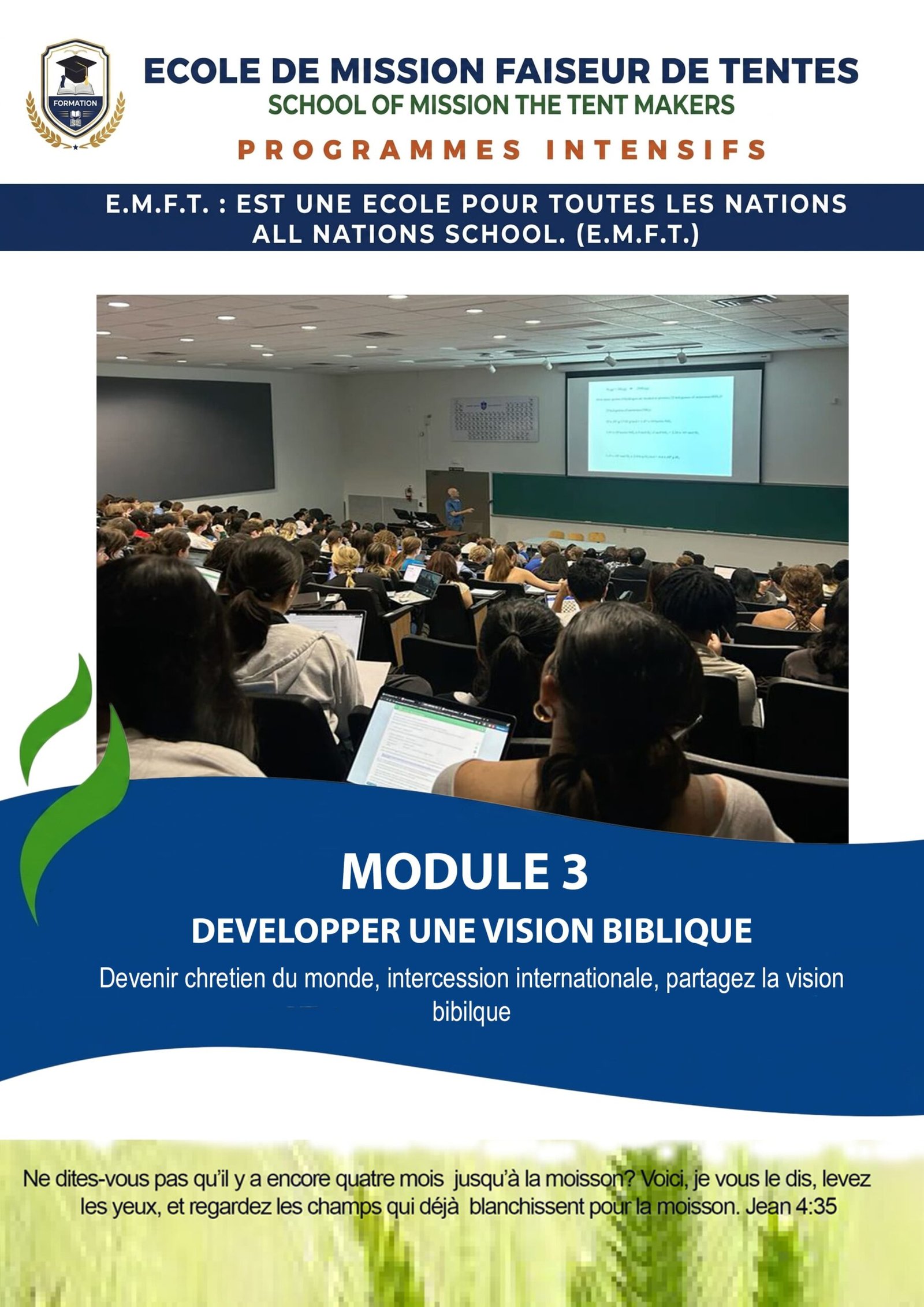 DEVELOPPER UNE VISION BIBLIQUE (MODULE 3)